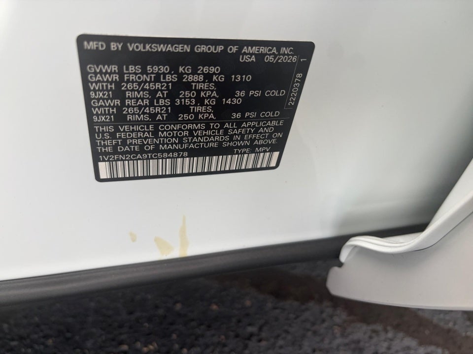 2026 Volkswagen Atlas 2.0T SEL Premium R-Line