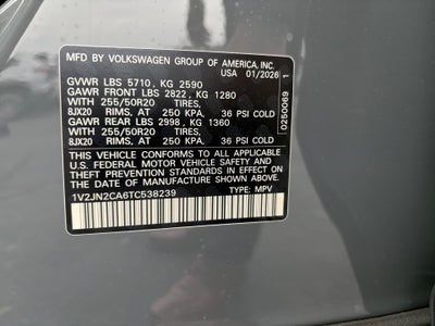 2026 Volkswagen Atlas SE with Technology