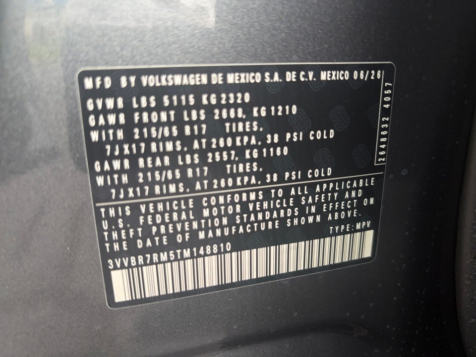2026 Volkswagen Tiguan S