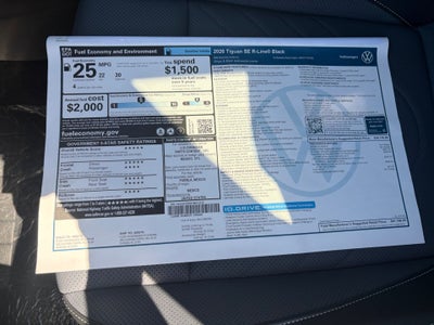 2026 Volkswagen Tiguan SE R-Line Black