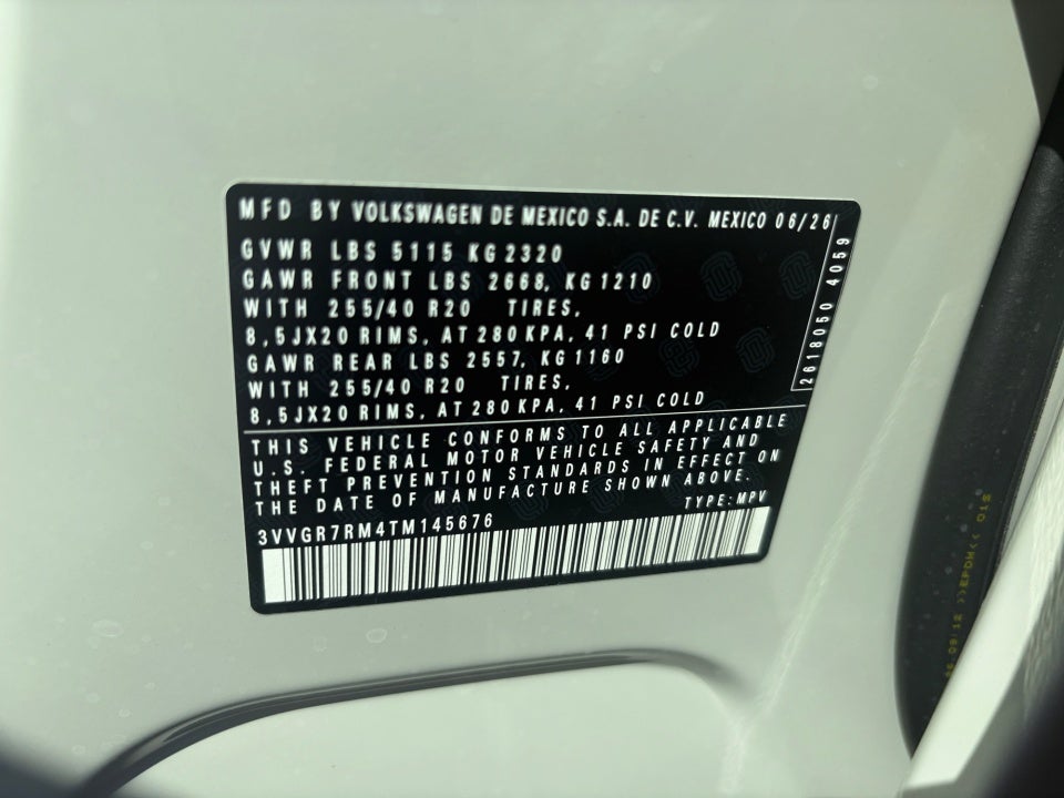 2026 Volkswagen Tiguan SE R-Line Black