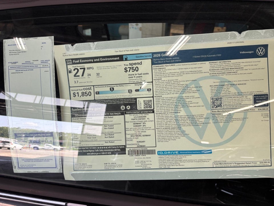 2026 Volkswagen Golf GTI S