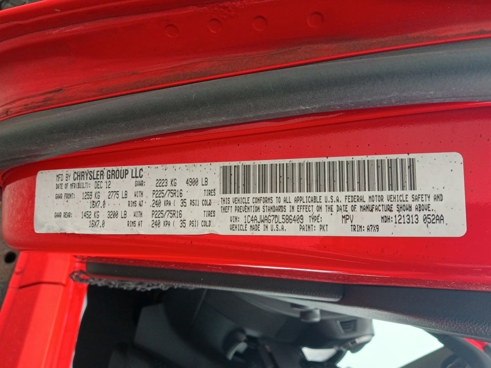 2013 Jeep Wrangler Sport