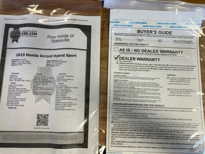 2023 Honda Accord Hybrid Sport