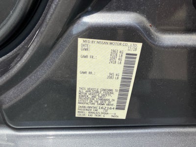 2019 Nissan Altima 2.5 S