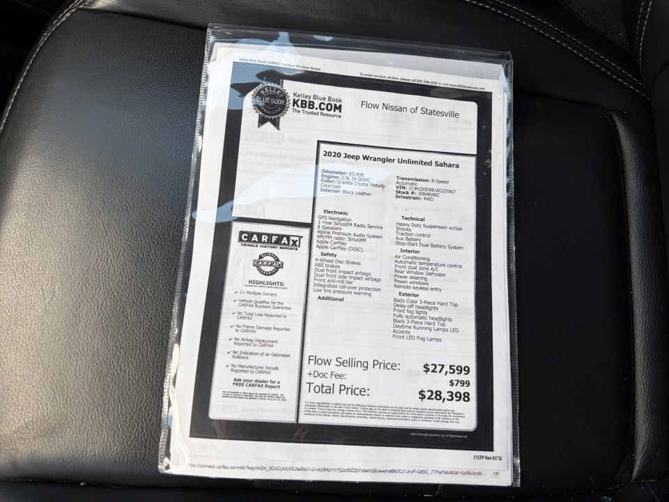 2020 Jeep Wrangler Unlimited North Edition 4x4