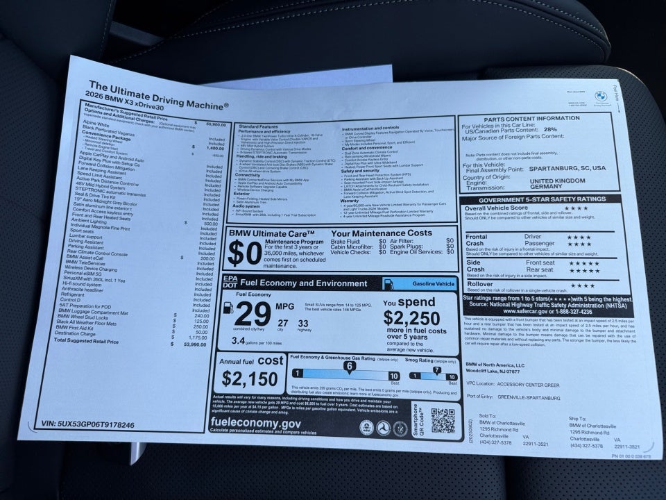 2026 BMW X3 30 xDrive