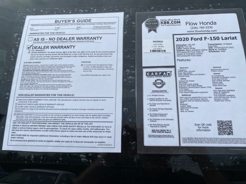 2020 Ford F-150 LARIAT