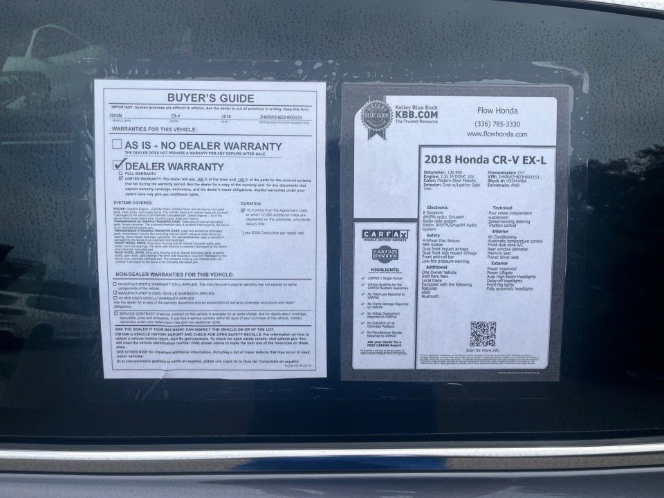 2018 Honda CR-V EX-L