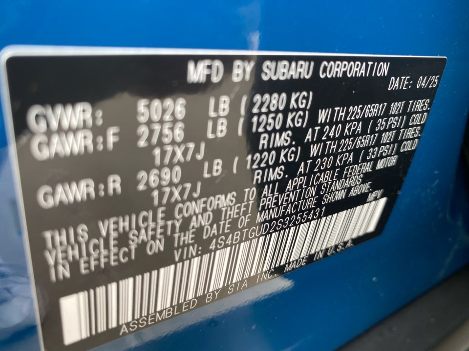 2025 Subaru Outback Wilderness