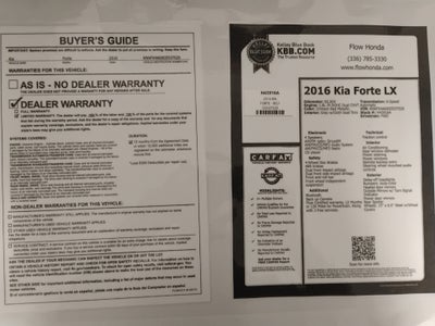 2016 Kia Forte LX