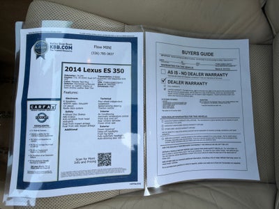 2014 Lexus ES 350 4dr Sdn