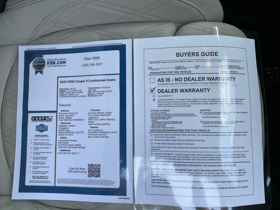 2020 MINI Countryman Cooper S