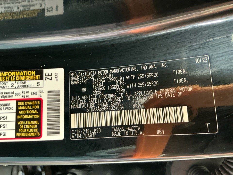 2024 Toyota Grand Highlander Platinum