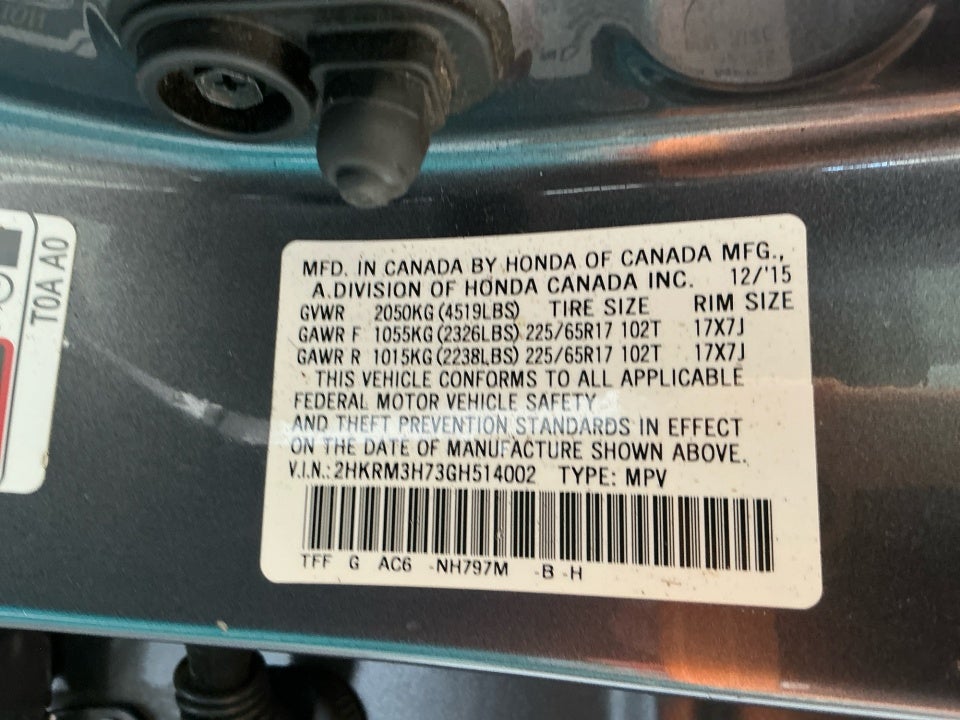2016 Honda CR-V EX-L