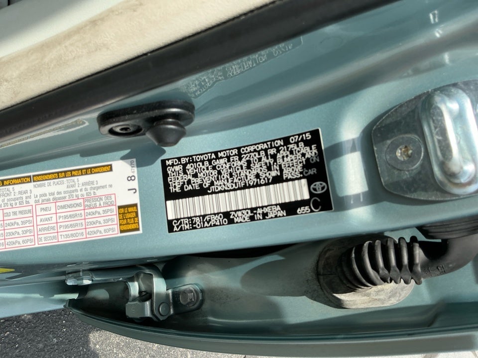 2015 Toyota Prius Two
