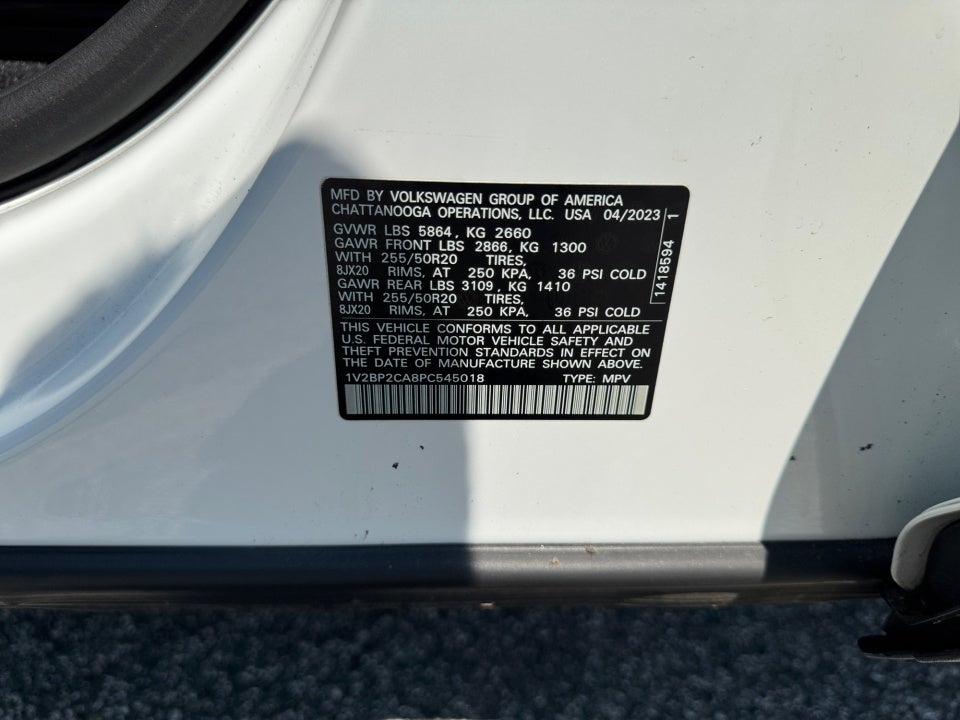 2023 Volkswagen Atlas 2.0T SEL