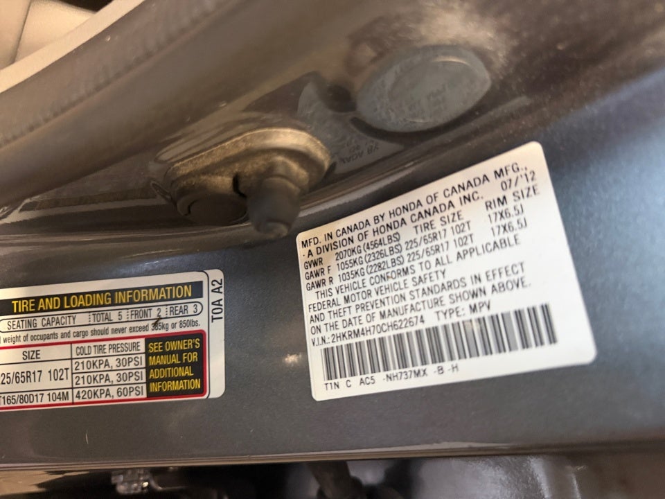 2012 Honda CR-V EX-L
