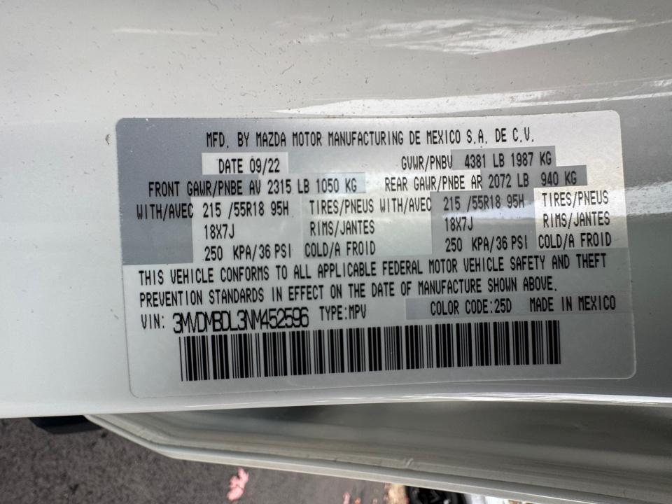 2022 Mazda Mazda CX-30 2.5 S Premium Package