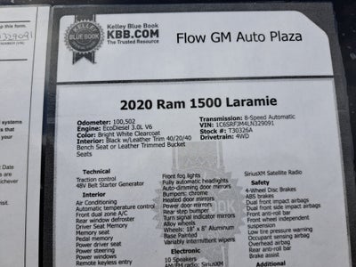 2020 RAM 1500 Laramie