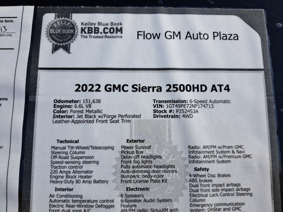 2022 GMC Sierra 2500HD AT4