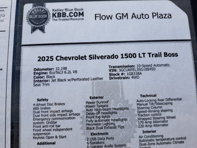 2025 Chevrolet Silverado 1500 LT Trail Boss