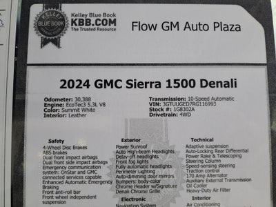 2024 GMC Sierra 1500 4WD Crew Cab Short Box Denali