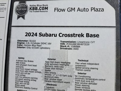 2024 Subaru Crosstrek Base