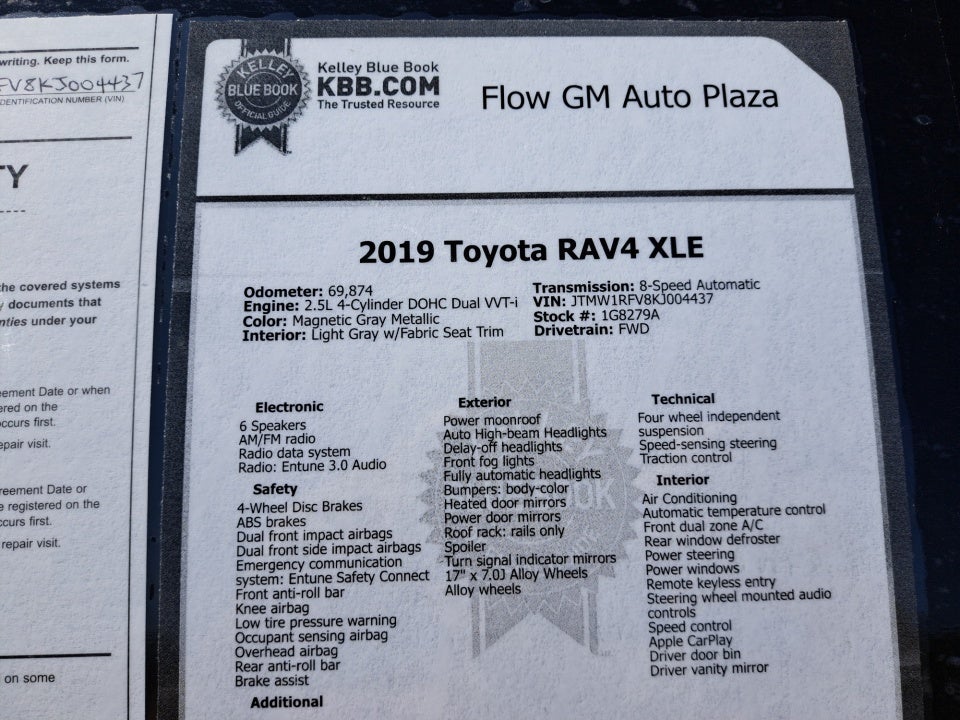 2019 Toyota RAV4 XLE