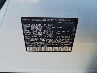 2027 Volkswagen Atlas SE