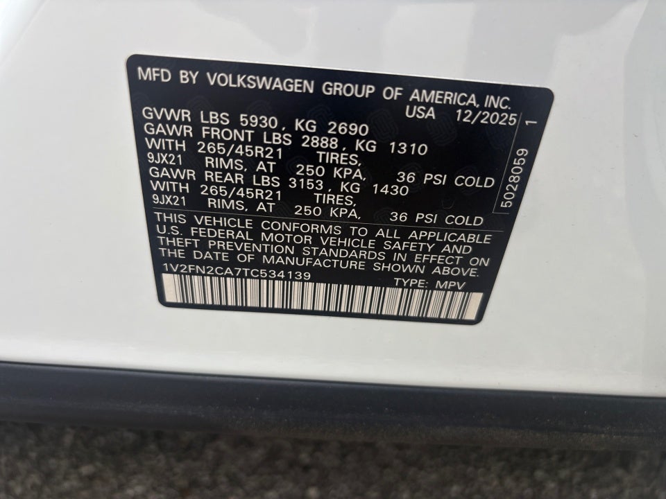 2026 Volkswagen Atlas 2.0T SEL Premium R-Line