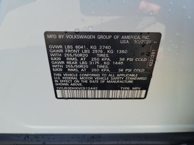 2027 Volkswagen Atlas SE w/Technology