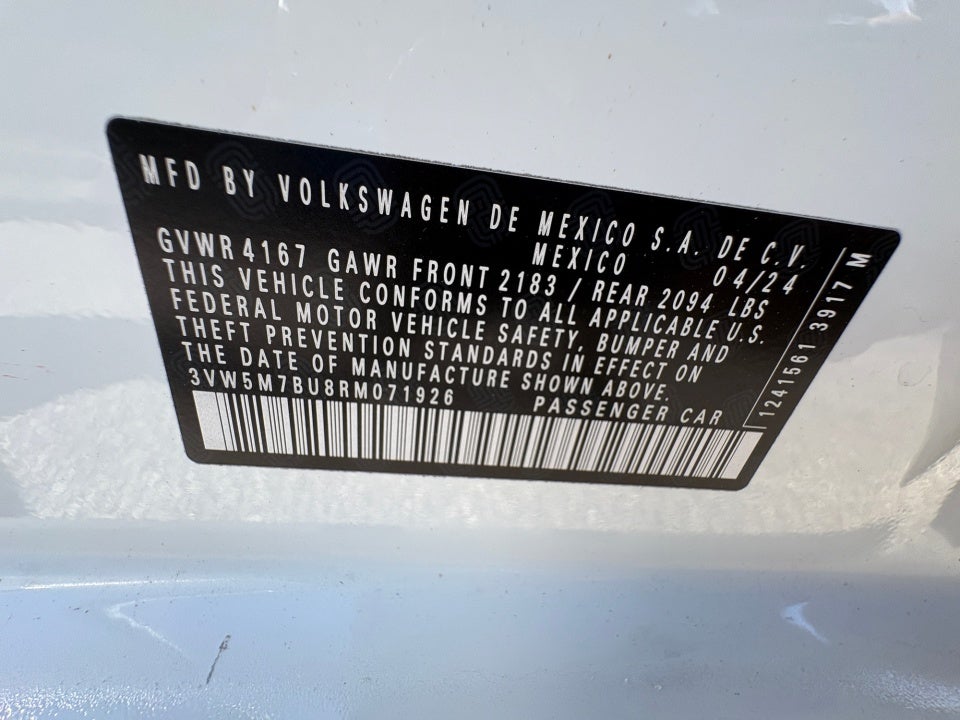 2024 Volkswagen Jetta S