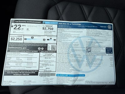 2026 Volkswagen Atlas SE with Technology