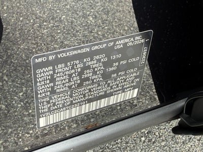2026 Volkswagen Atlas Cross Sport 2.0T SE