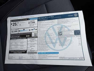 2026 Volkswagen Tiguan SE R-Line Black