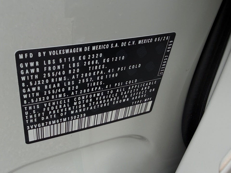 2026 Volkswagen Tiguan SE R-Line Black