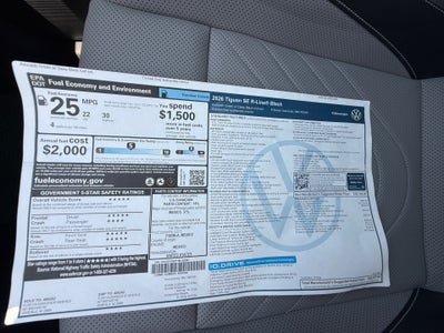2026 Volkswagen Tiguan SE R-Line Black