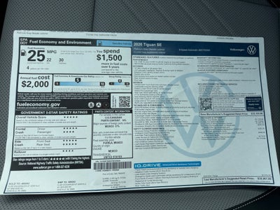 2026 Volkswagen Tiguan SE