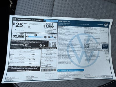 2026 Volkswagen Tiguan SE