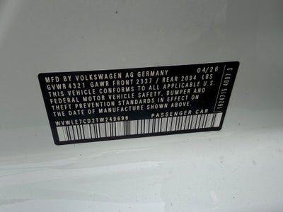 2026 Volkswagen Golf GTI S