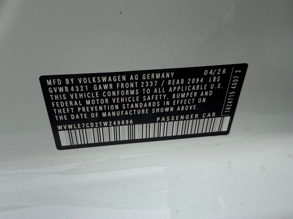 2026 Volkswagen Golf GTI S