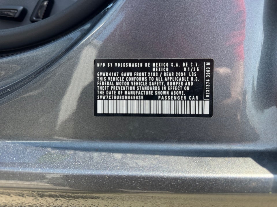 2025 Volkswagen Jetta SE