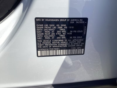 2026 Volkswagen Atlas SEL Premium R-Line