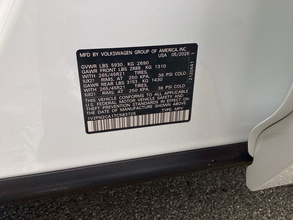 2026 Volkswagen Atlas 2.0T SEL Premium R-Line