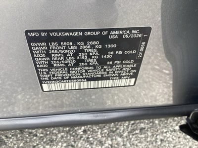 2026 Volkswagen Atlas 2.0T SE w/Technology