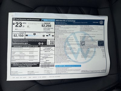 2026 Volkswagen Atlas 2.0T SE w/Technology