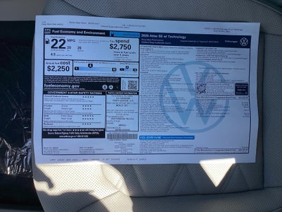 2026 Volkswagen Atlas 2.0T SE w/Technology