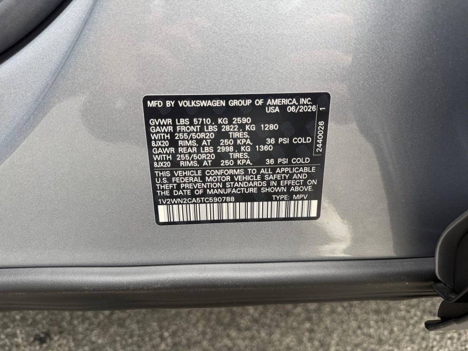 2026 Volkswagen Atlas 2.0T SE w/Technology
