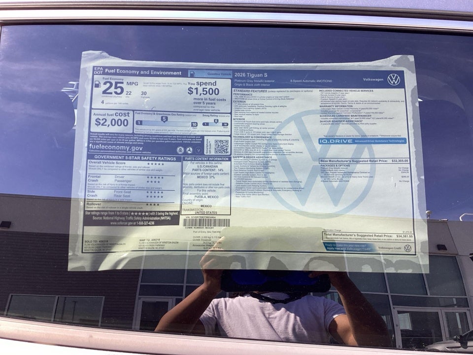 2026 Volkswagen Tiguan S